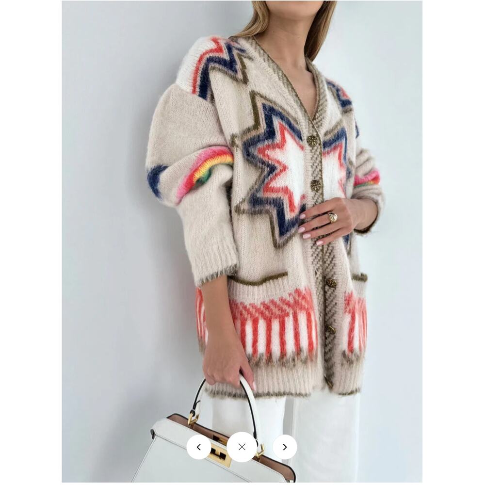 Commense Caesars Palace Cardigan Sz XS - Picture 4 of 8
